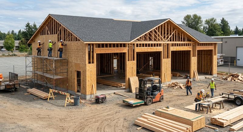 Commercial Garage Construction in Cypress, TX