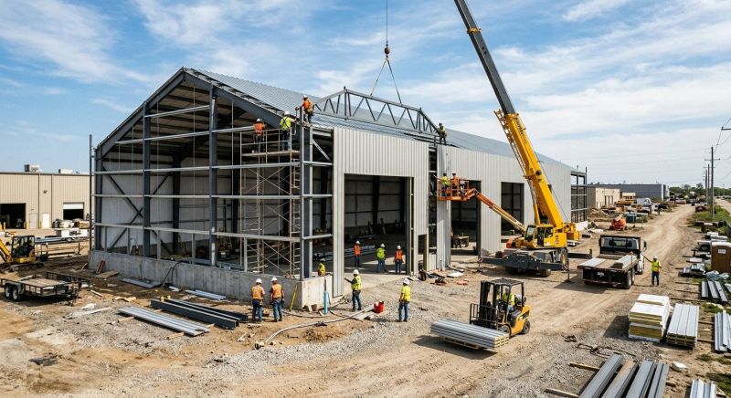 Commercial Garage Construction in Cypress, TX