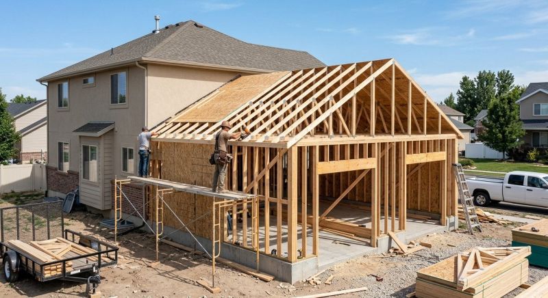 Detached Garage Construction in Houston, TX