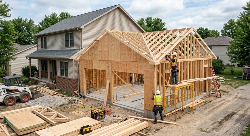 Detached Garage Construction in Conroe, TX