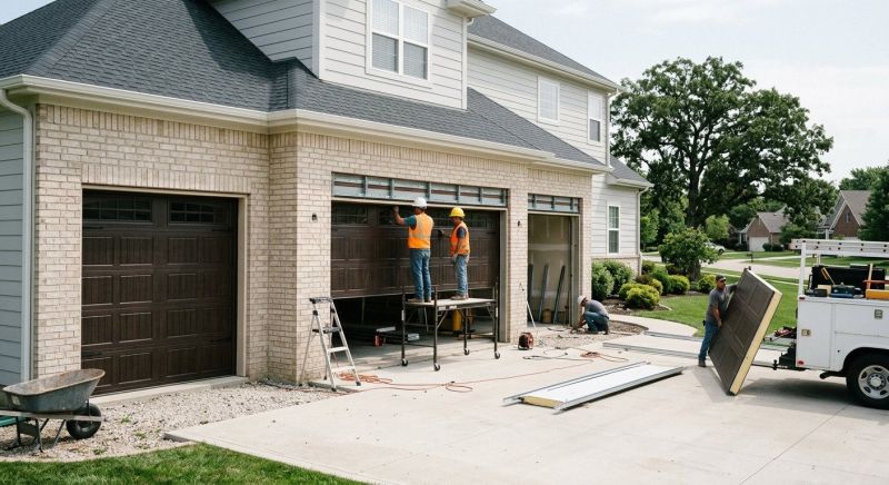 Four Car Garage Installation in South Houston, TX