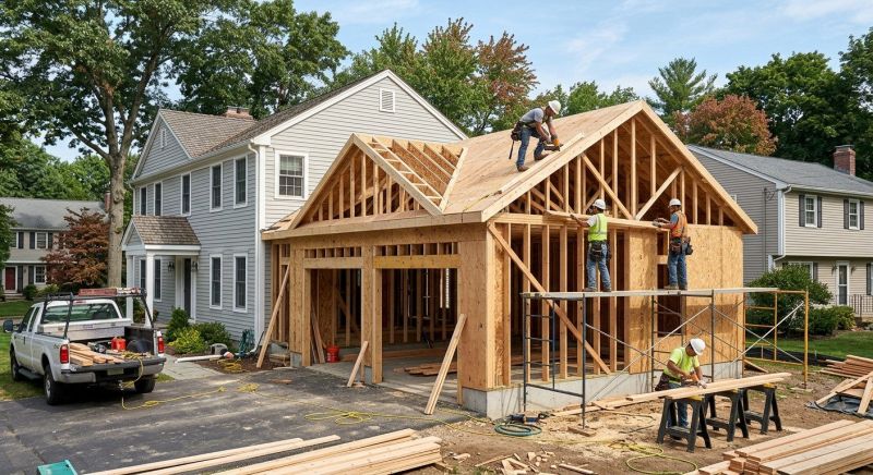 Four Car Garage Installation in Pearland, TX