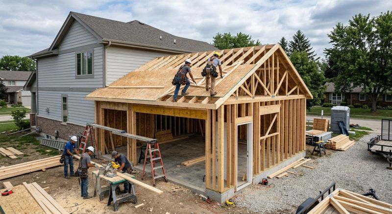 Garage Construction in Conroe, TX