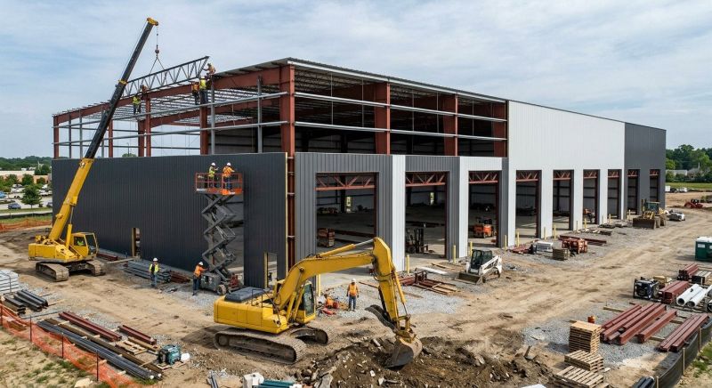 Industrial Garage Construction in South Houston, TX