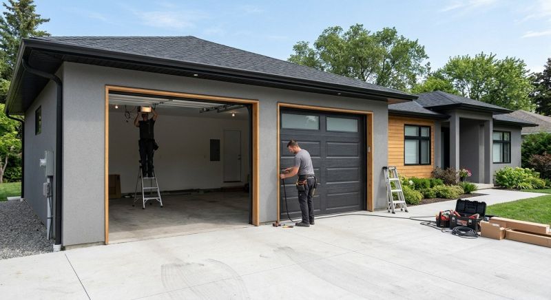 Three Car Garage Installation in Pearland, TX