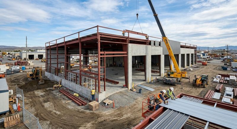 Warehouse Garage Construction in Katy, TX