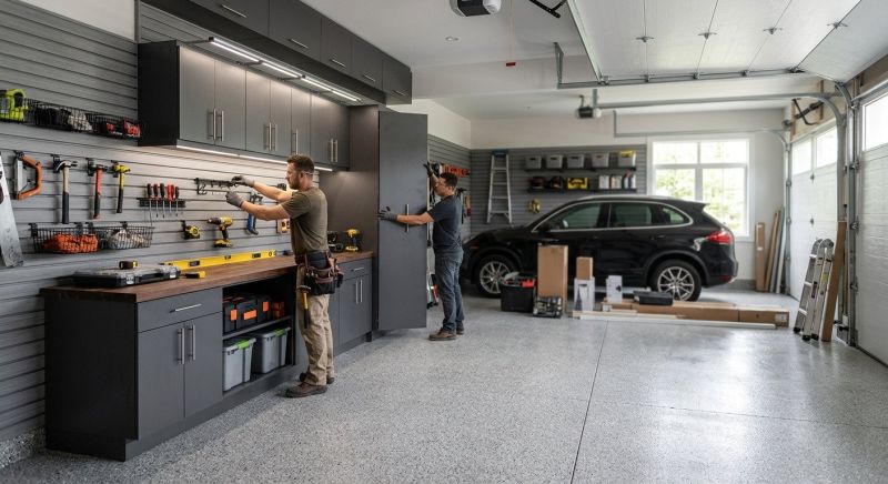 Three Car Garage Installation in Conroe, TX